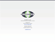 Tablet Screenshot of intermat.de